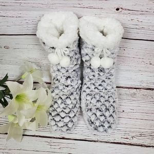 Winter sock booties